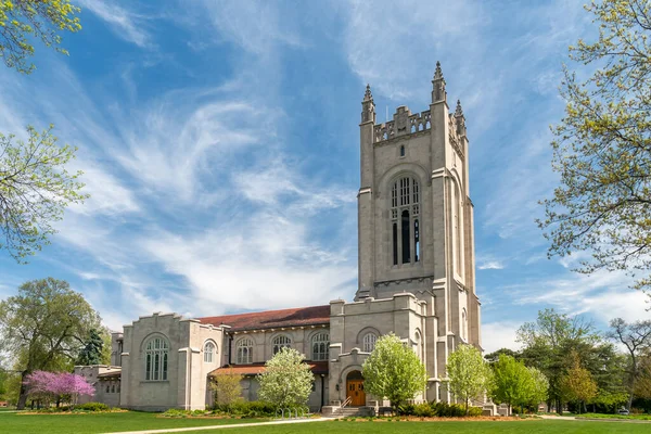 Northfield Usa Μαΐου 2021 Skinner Memorial Chapel Στην Πανεπιστημιούπολη Του — Φωτογραφία Αρχείου