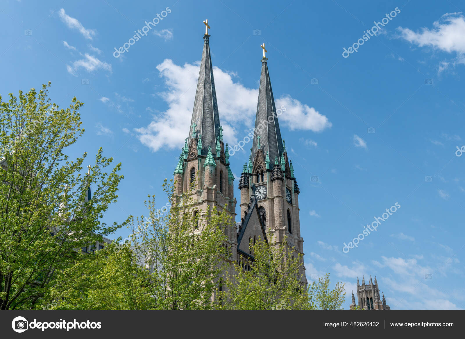 Milwaukee Usa Juni 2021 Kirche Der Gesu Auf Dem Campus Redaktionelles Stockfoto C Wolterke 482626432