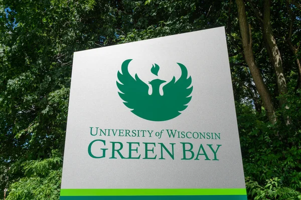 Green Bay Abd Haziran 2021 Wisconsin Green Bay Üniversitesi Kampüsüne — Stok fotoğraf