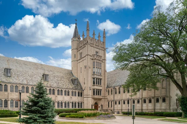 Evanston Usa Ιουνίου 2021 Garrett Evangelical Theological Seminary Στην Πανεπιστημιούπολη — Φωτογραφία Αρχείου