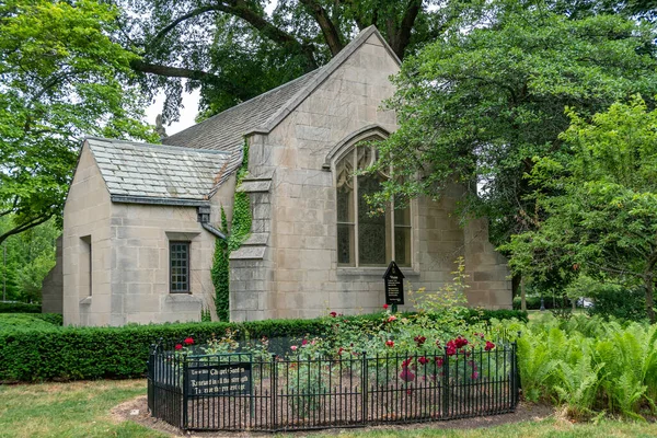 Evanston Usa Juni 2021 Chapel Garden Campus Van Northwestern University — Stockfoto