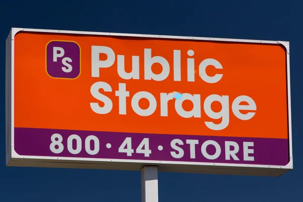 Znamení veřejného skladování — Stock fotografie