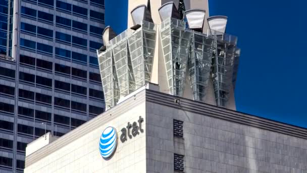At&t wieża los angeles — Wideo stockowe