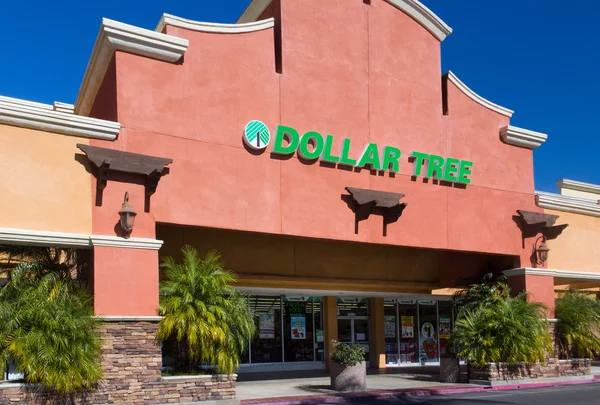 Loja de árvore do dólar Exterior — Fotografia de Stock