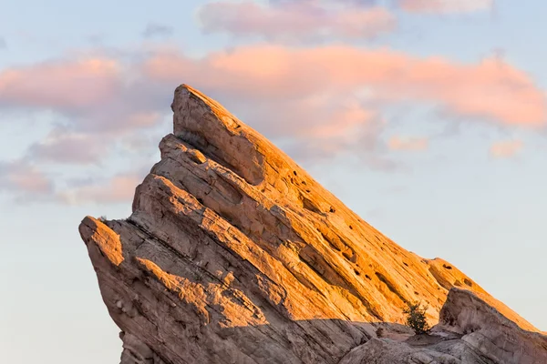 Vista de Vasquez Rocks ao pôr do sol — Fotografia de Stock