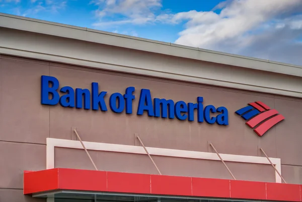 Bank von Amerika außen — Stockfoto