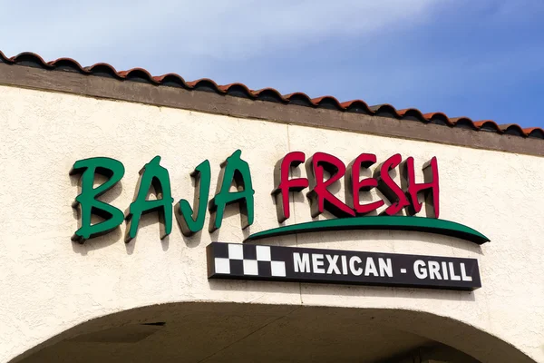 Baja färska Mexican Grill restaurang exteriör — Stockfoto