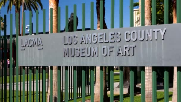 Los angeles County Museum of Art — Stockvideo