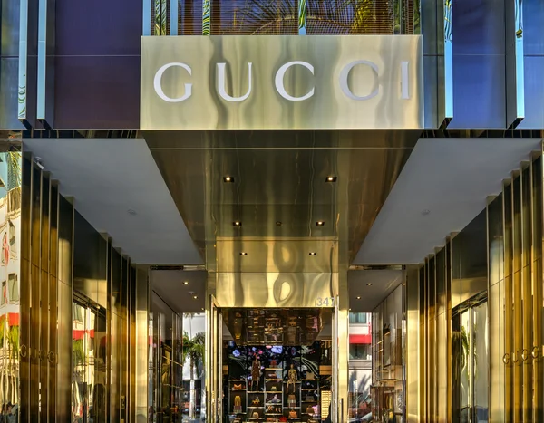 Gucci Einzelhandelsgeschäft außen — Stockfoto