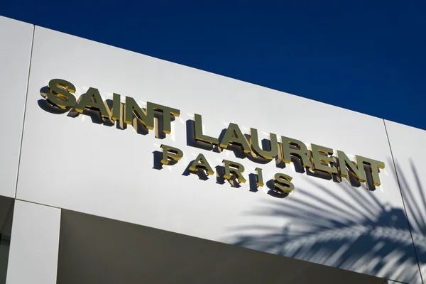 Exterior de loja de varejo de Paris Saint Laurent — Fotografia de Stock