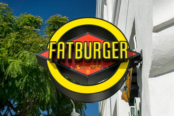 Fatburger étterem jel és jel — Stock Fotó