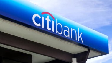 Citibank Bankası dış ve işareti