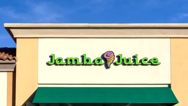 Jamba juice restauracja — Wideo stockowe