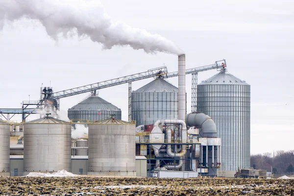 Refinaria americana de etanol — Fotografia de Stock