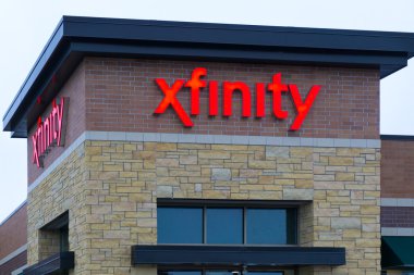 Xfinity perakende mağaza dış ve işareti