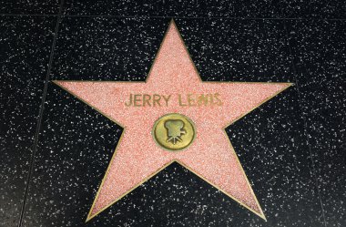 Jeffy Lewis Star on the Hollywood Walk of Fame clipart