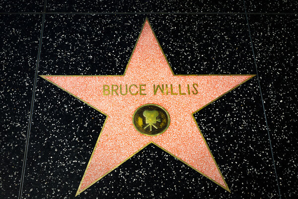 Bruce Willis Star on the Hollywood Walk of Fame