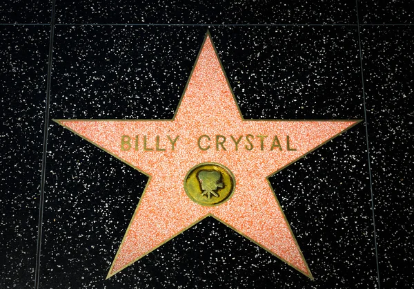 Billy Crystal hvězdu na Hollywoodském chodníku slávy — Stock fotografie