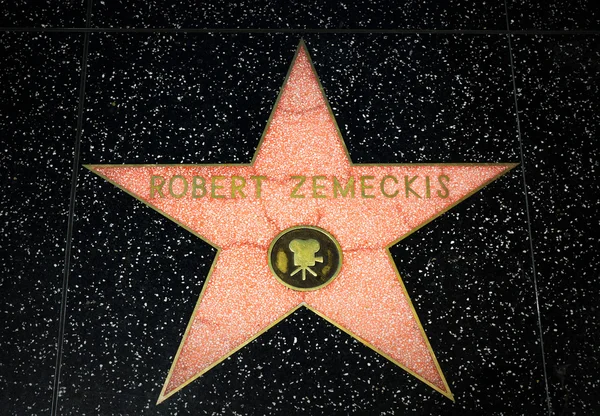 Robert Zemeckis Star on the Hollywood Walk of Fame — Stock Photo, Image