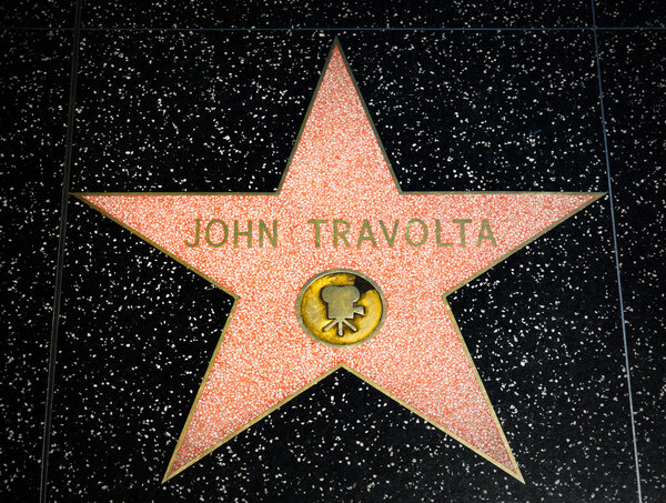 John Travolta Star on the Hollywood Walk of Fame