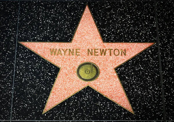 Wayne Newton Star på Hollywood Walk of Fame - Stock-foto