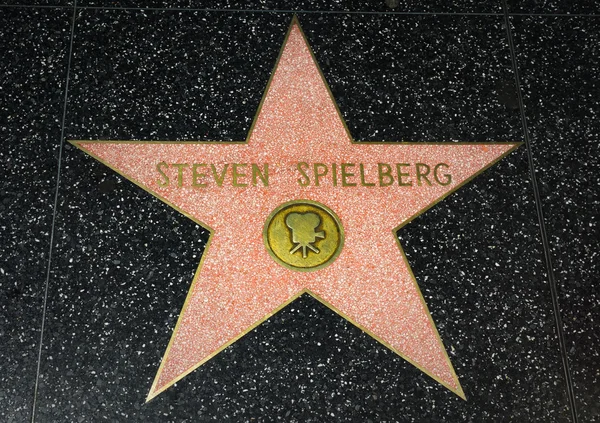 Steven Spielberg csillagot kapott a hollywoodi Walk of Fame — Stock Fotó