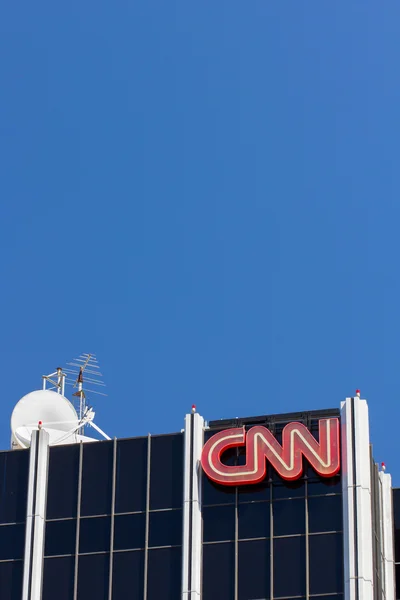 Exteriér budovy CNN — Stock fotografie