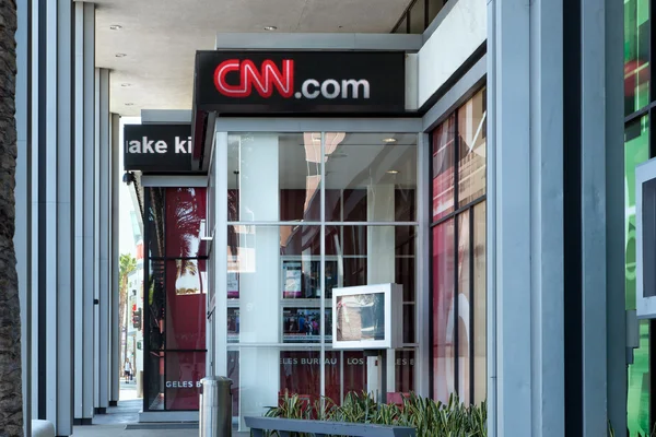 Cnn exterior do edifício — Fotografia de Stock