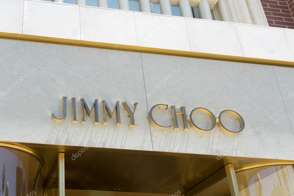 Beverly Hills, CA, USA, May 10, 2015. Jimmy Choo retail store exterior. Jimmy Choo sells hand made women's shoes.