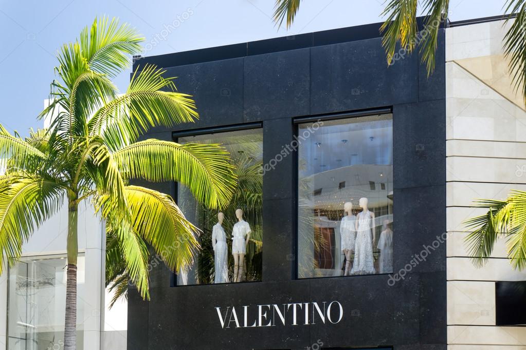 Beverly Hills, CA, USA, May 10, 2015. Valentino Retail store on Rodeo Drive. Valentio is part of the Valentino Fashion Group.