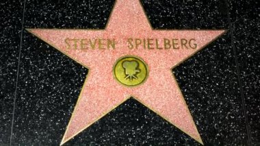 Hollywood Walk of Fame Steven Spielberg Star'da.