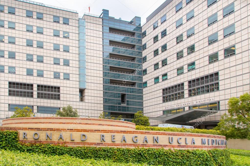 LOS ANGELES, CA, USA, MAY 25, 2015. Ronald Reagan UCLA Medical Center. The UCLA Medical Center is a hospital in Los Angeles, California, United States.