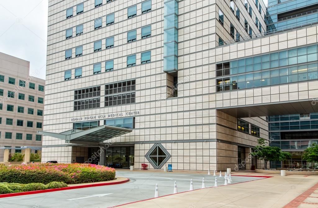 LOS ANGELES, CA, USA, MAY 25, 2015. Ronald Reagan UCLA Medical Center. The UCLA Medical Center is a hospital in Los Angeles, California, United States.