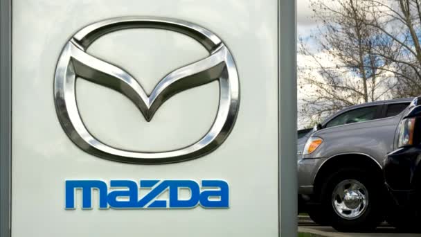 Mazda Autobile Dealership — Stock Video