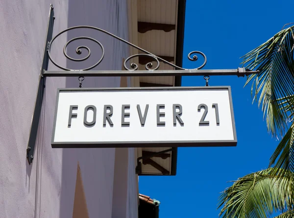 Forever 21 mağaza ve işareti — Stok fotoğraf