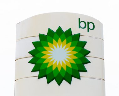BP Gas Station Sign clipart