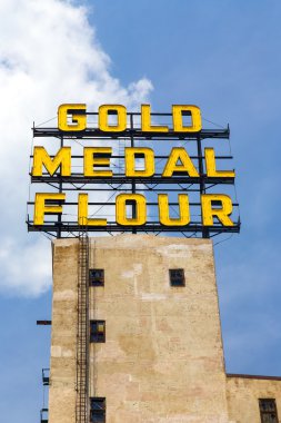The Gold Medal Flour Sign clipart