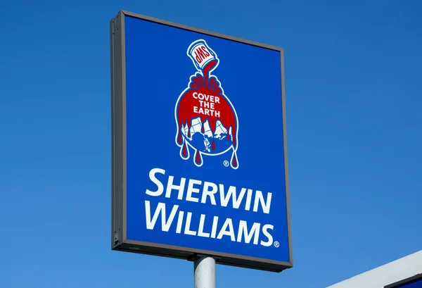 Sherwin-Williams teken en Logo — Stockfoto