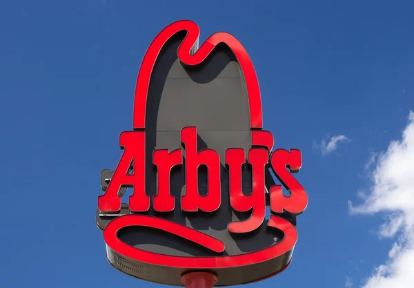 Arby's Restaurant signe et extérieur — Photo