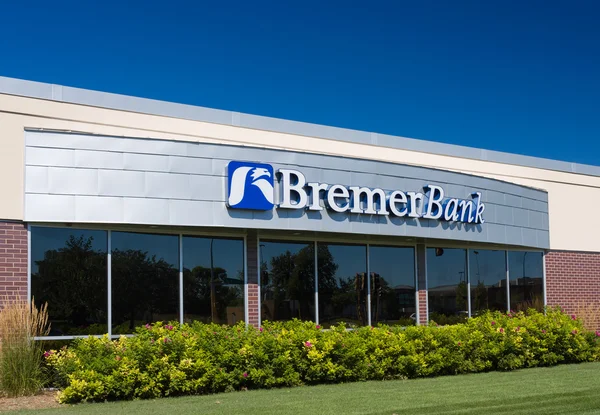 Bremer Bank exteriér — Stock fotografie