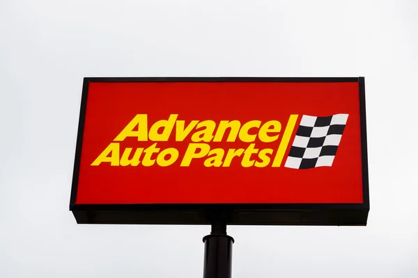 Advance Auto části úložiště znak a Logo — Stock fotografie