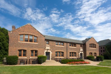 Steiner Hall on the campus of Grinnell College clipart