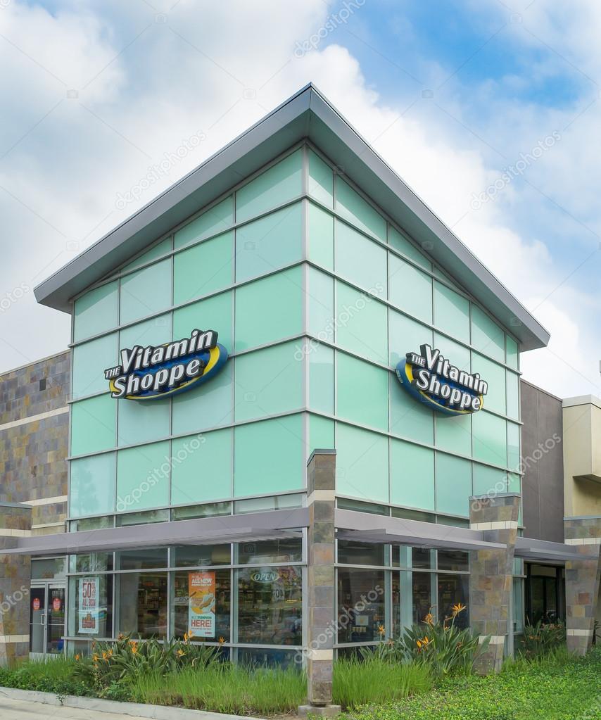 COSTA MESA, CA/USA - OCTOBER 17, 2015: The Vitamin Shoppe retail store exterior. The Vitamin Shoppe is an American retailer of nutritional supplements.