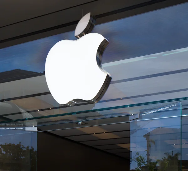 Entrada a la tienda Apple — Foto de Stock