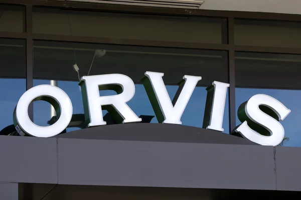 Orvus Store Exterior e Logotipo — Fotografia de Stock