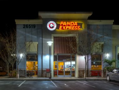 Panda Express dış ve Logo. 