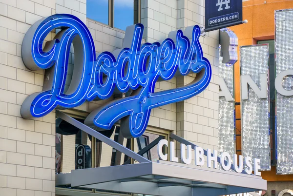 Los Angeles Dodgers klubovny maloobchodní prodejny — Stock fotografie