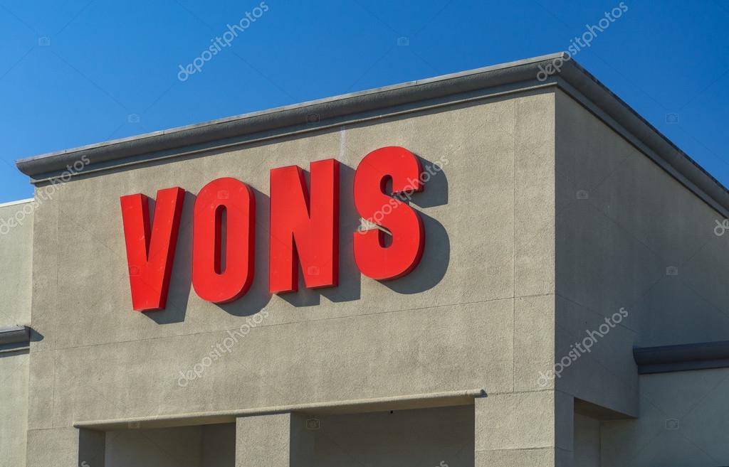 vons grocery store sign
