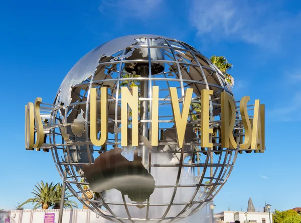Universal Studios of Hollywood Entrance Globe — Stock Photo, Image