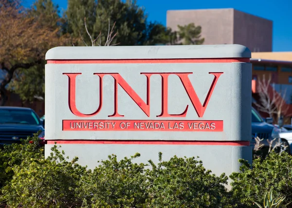 Campus tecken och logotyp på University of Nevada — Stockfoto